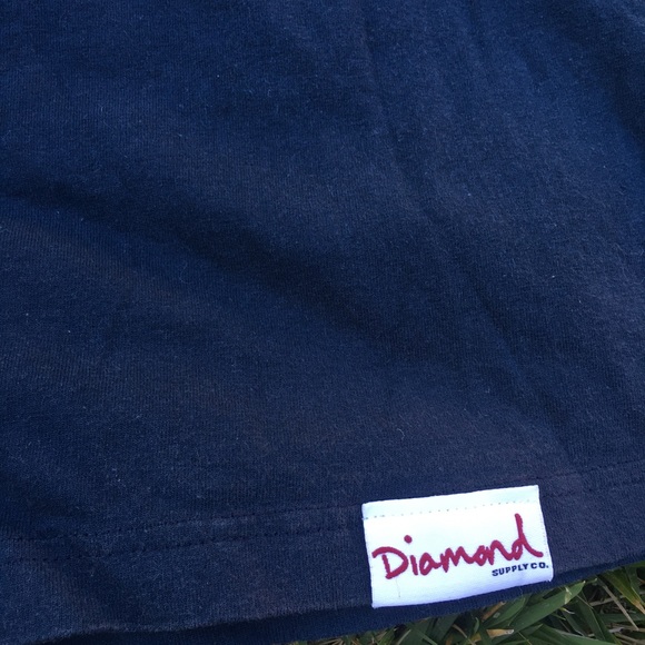 Nice deep blue diamond never fall off swag tshirt - Picture 3 of 6